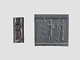 Cylinder seal, Hematite, Babylonian