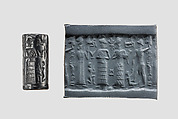 Cylinder seal, Hematite, Babylonian