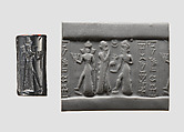 Cylinder seal, Hematite, Babylonian
