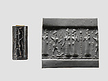 Cylinder seal, Hematite, Babylonian