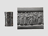 Cylinder seal, Hematite, Babylonian