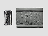 Cylinder seal, Hematite, Babylonian