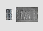Cylinder seal, Hematite, Babylonian