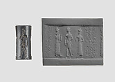 Cylinder seal, Hematite, Babylonian