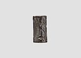 Cylinder seal, Limestone, Babylonian