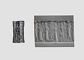 Cylinder seal, Hematite, Babylonian