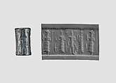 Cylinder seal, Hematite, Babylonian
