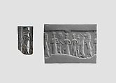 Cylinder seal, Hematite, Babylonian