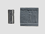 Cylinder seal, Hematite, Babylonian