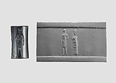 Cylinder seal, Hematite, Babylonian