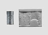 Cylinder seal, Hematite, Babylonian