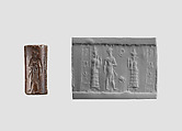 Cylinder seal, Hematite, Babylonian