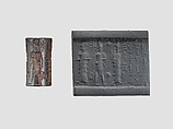 Cylinder seal, Hematite, Babylonian