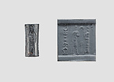 Cylinder seal, Hematite, Babylonian