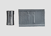 Cylinder seal, Hematite, Babylonian