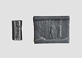Cylinder seal, Hematite, Babylonian