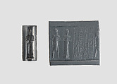 Cylinder seal, Hematite, Babylonian