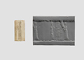 Cylinder seal, Rock crystal, Babylonian