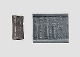 Cylinder seal, Hematite, Babylonian