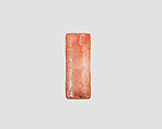 Cylinder seal with chariot war scene, Variegated and flawed pink and neutral Chalcedony (Quartz), Assyrian