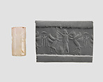 Cylinder seal, Chalcedony, Achaemenid