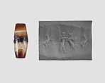 Cylinder seal, Agate, banded, Achaemenid