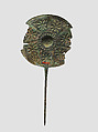 Disc-headed pin, Bronze, Iran