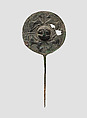 Disc-headed pin, Bronze, Iran