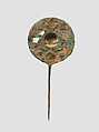 Disc-headed pin, Bronze, Iran