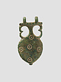 Belt buckle or pendant, Bronze