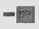 Cylinder seal, Hematite, Cypriot (?)