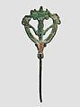 Openwork pin, Bronze, Iran