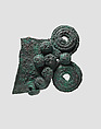 Belt fragment, Copper, bronze, Iran