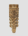 Handle of a flywhisk or fan, Ivory, Assyrian
