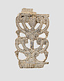 Openwork plaque with a hybrid tree, Ivory, Assyrian
