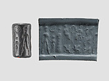 Cylinder seal, Hematite, Syrian
