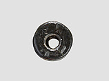 Cylinder seal and modern impression: lion and sphinx over an antelope, Black-grey steatite, Cypriot