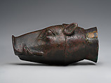 Vessel in form of boar's head, Bronze