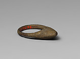 Finger ring, Bronze, Sasanian