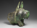 Head of a lion-griffin, Bronze, Iran