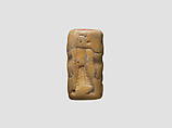 Cylinder seal, Limestone, Achaemenid