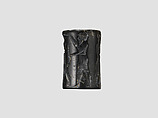 Cylinder seal, Serpentine, black, Akkadian