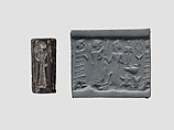 Cylinder seal, Hematite, Old Assyrian Trading Colony (?)