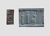 Cylinder seal, Hematite, Babylonian