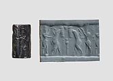 Cylinder seal, Hematite, Babylonian