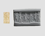 Cylinder seal, Rock crystal, Akkadian