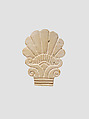 Palmette-shaped plaque, Shell, Assyrian