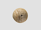 Bead or whorl, Stone, white, Iran