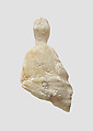 Figure of a woman, Alabaster, Parthian