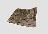 Plaque, Glass, Sasanian
